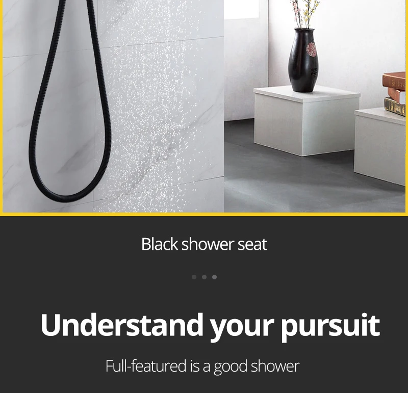 8 Matte Black Shower System Contain Shower Faucet Rough-in Valve Body and Shower Set (2)
