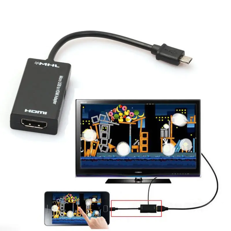 

Mini Micro USB 2.0 MHL to HDMI Cable HD 1080P for Android HTC Sony SamSung HDTV