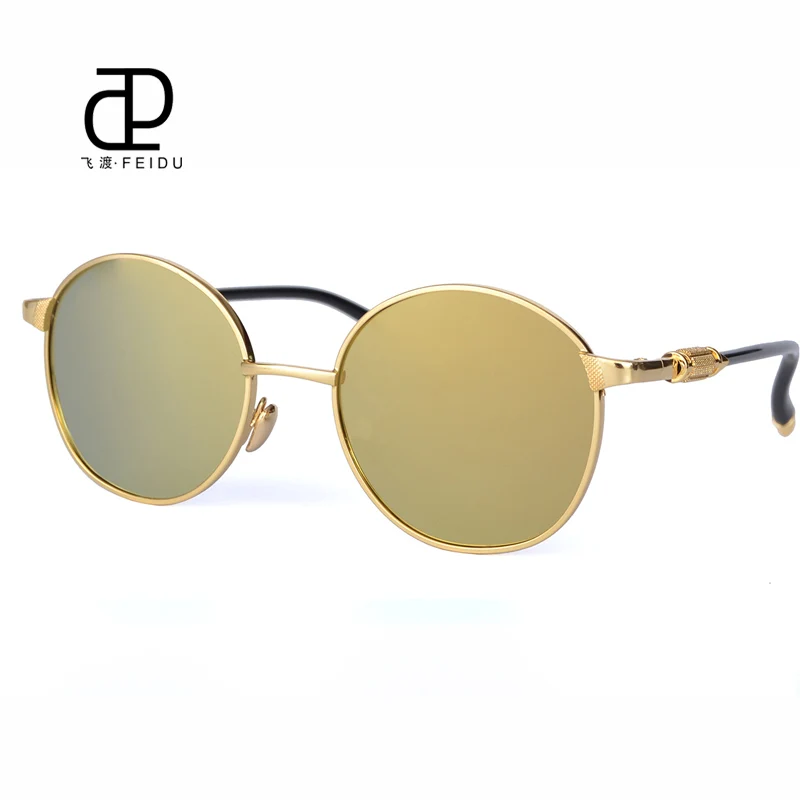 

FEIDU Steampunk Sunglasses Round Alloy Frame Mirror Fashion Sunglasses Women Brand Designer Vintage Sunglass Oculos de sol