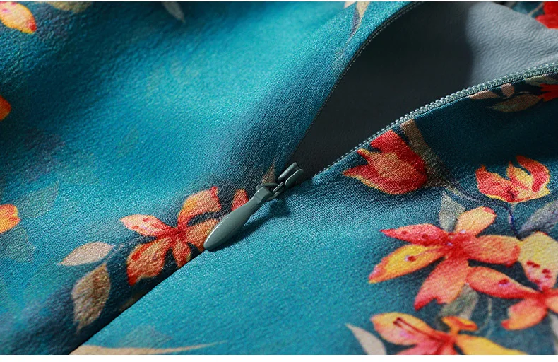 Высококачественные шелковые рубашки 2018 новые весенние мандарин воротник с коротким рукавом шелковые женские винтажные рубашки блузки 80193