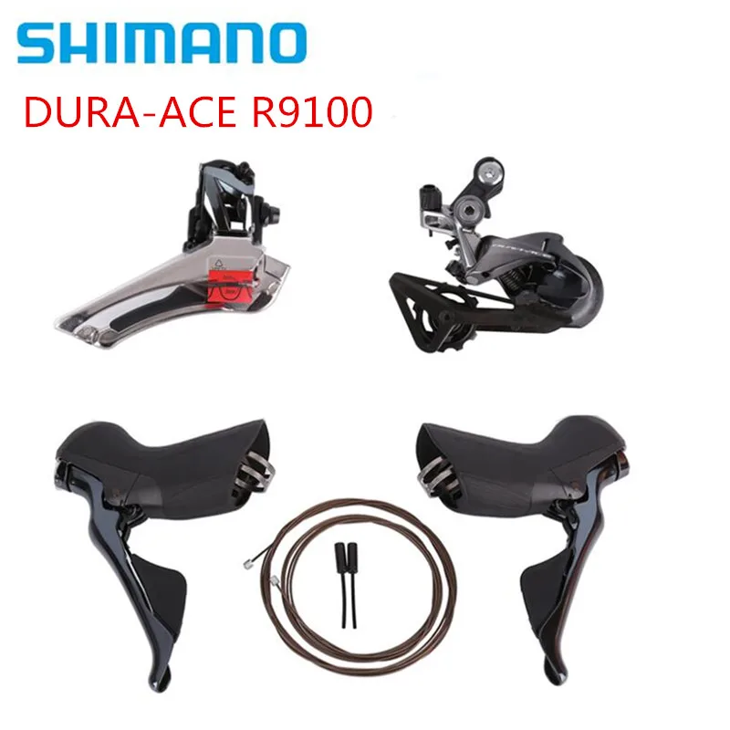 SHIMANO DURA-ACE R9100 группа R9100 9000 переключатель дорожный велосипед ST+ FD+ RD Передний Задний переключатель двойной рычаг управления переключения передач