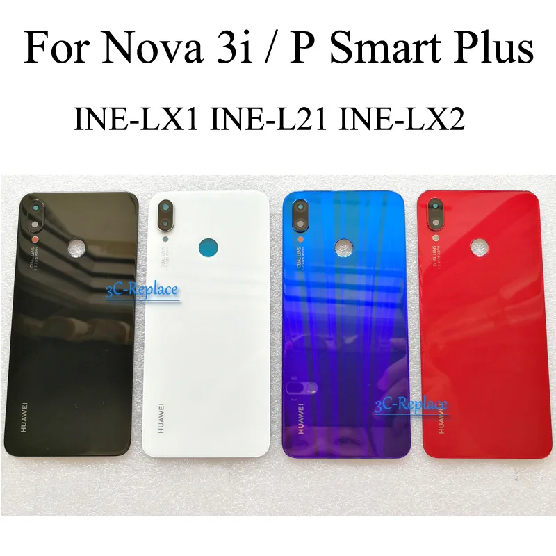 Оригинальный Для Huawei P Smart + ( плюс) INE-LX1 / INE-L21 Nova 3i INE-LX2 задняя крышка батарейного