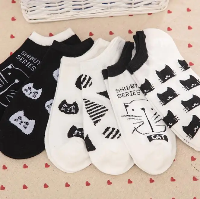 

6pair Fashion Women Comfortable Cotton Bamboo Fiber Girl Women's Socks Low Cut Ankle Invisible Color Girl hosier