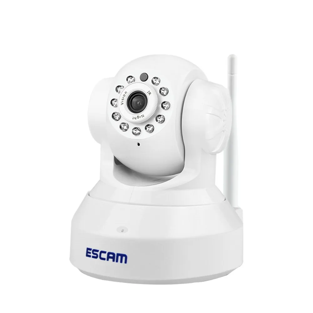 Escam QF001 Mini WiFi IP Camera HD 720P CCTV security Camera System P2P IR Cut Two Way Audio Micro SD Card Slot Night vision 720p hd ip camera wireless wifi pan tilt two way audio p2p ir cut onvif cloud night vision micro sd card security cctv camera