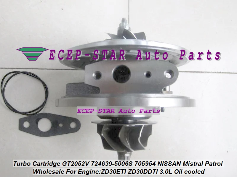 JC-Oil TURBO Cartridge GT2052V 724639-5006S 724639 705954 14411-2X90A For NISSAN Mistral Patrol  ZD30ETI 3.0L (1)