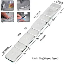 Universal Wheel Balance Weight Car Tire Adhesive Tire Balance Block Wheel Iron Tyre Balancer For Cars or Motorcycle