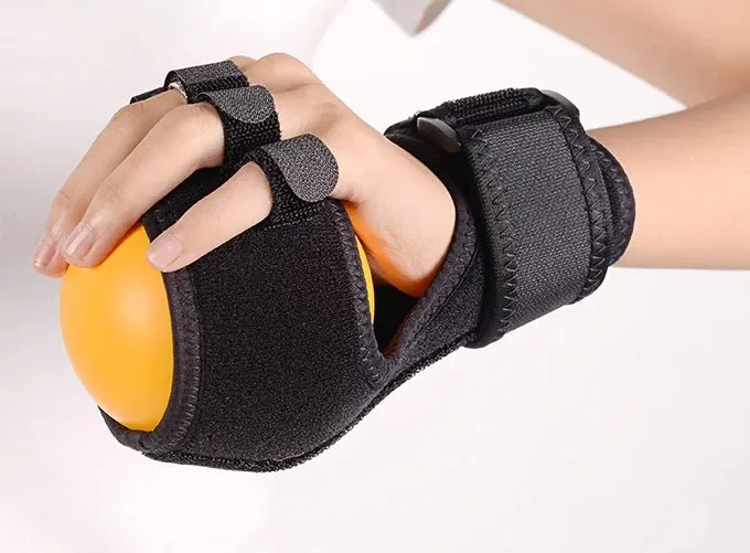 Hand Training Ball PHYSIOTHERAPY REHABILITATION Orthosis Finger Tendon