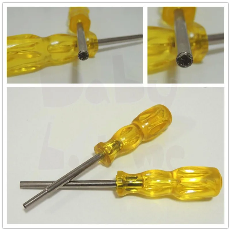 3.8mm/4.5mm Security Screwdrivers Bit Open for Nintendo SNES for WII