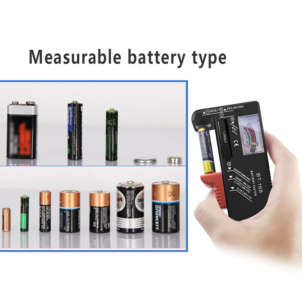 

Plastic 11 * 6cm Battery Capacity Tester Battery Measuring Instruments Power Bank Meter Multifunction Safety Practical Detector