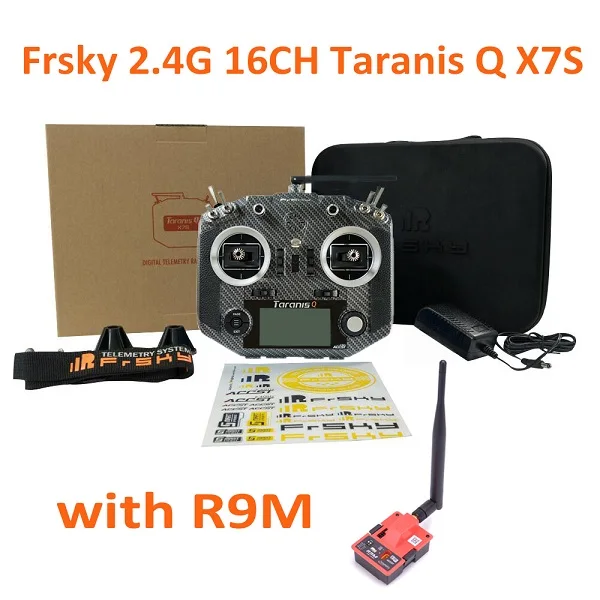 

Frsky 2.4G 16CH ACCST Taranis Q X7S Transmitter TX Mode 2 M7 Gimbal Remote Transmitter for RC FPV Racing Drone without receiver