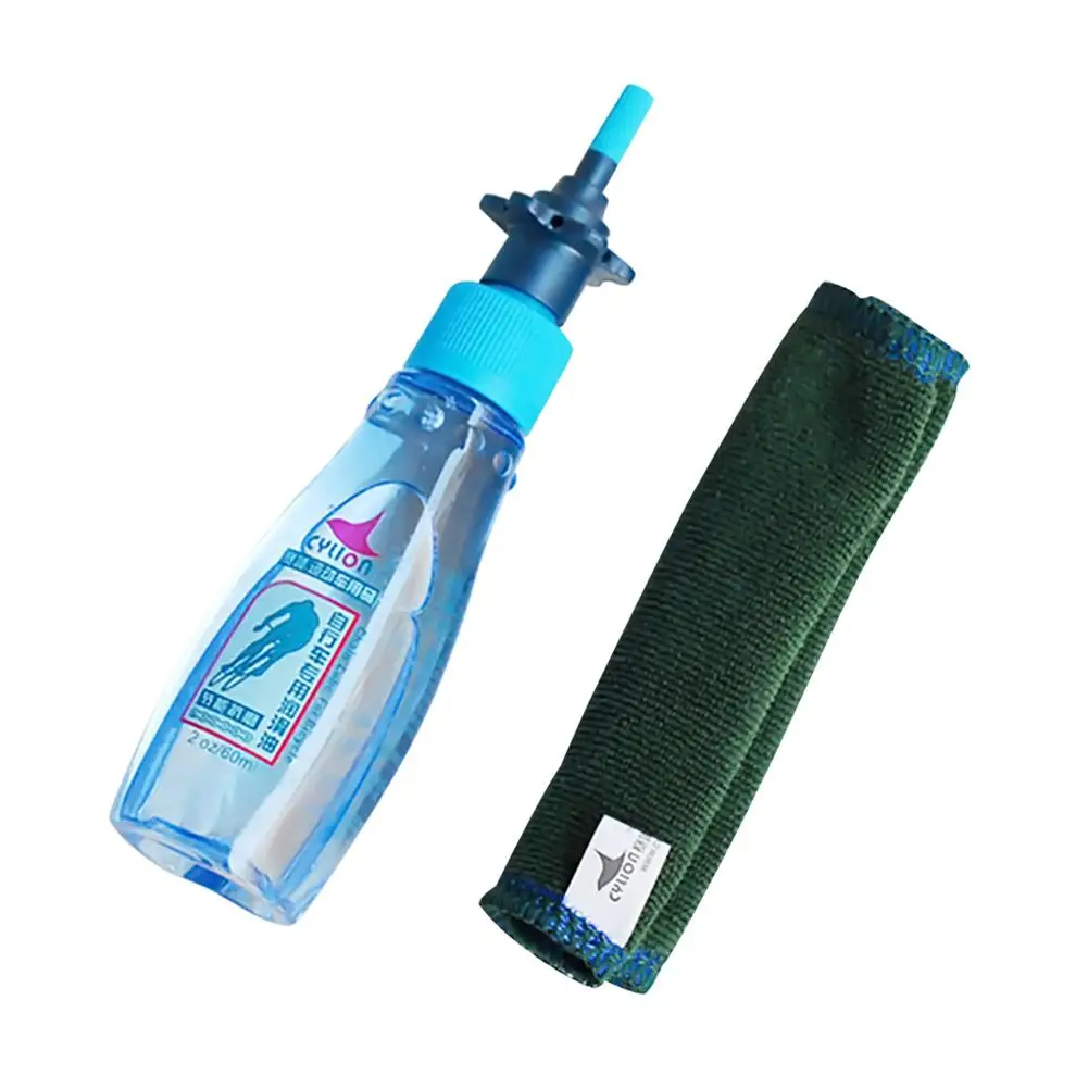 Инструмент для ремонта велосипеда смазочное масло цепи 60 мл + 1 салфетка