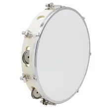 10 in Tambourine Capoeira Leather Drum Tambourine Samba Brasil Wooden Tambourine Precussion Music Instrument For Sale 150 D