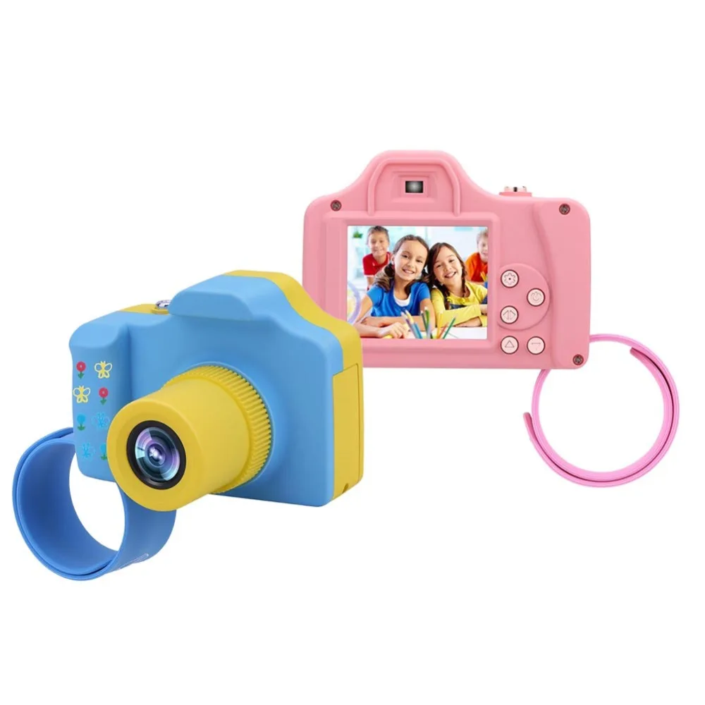 eCos Mini Digital Camera Kids Camcorder Video Children 1.77&quot LCD Cute Birthday/Christmas Gifts #293268 | Электроника