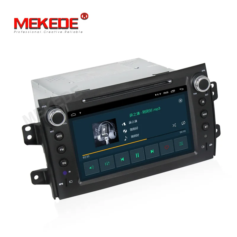 Sale Android 9.1 2+32G  Car DVD GPS Multimedia player for SUZUKI SX4 SX-4 2006-2013 Navigation Stereo Radio tape wifi usb video 4