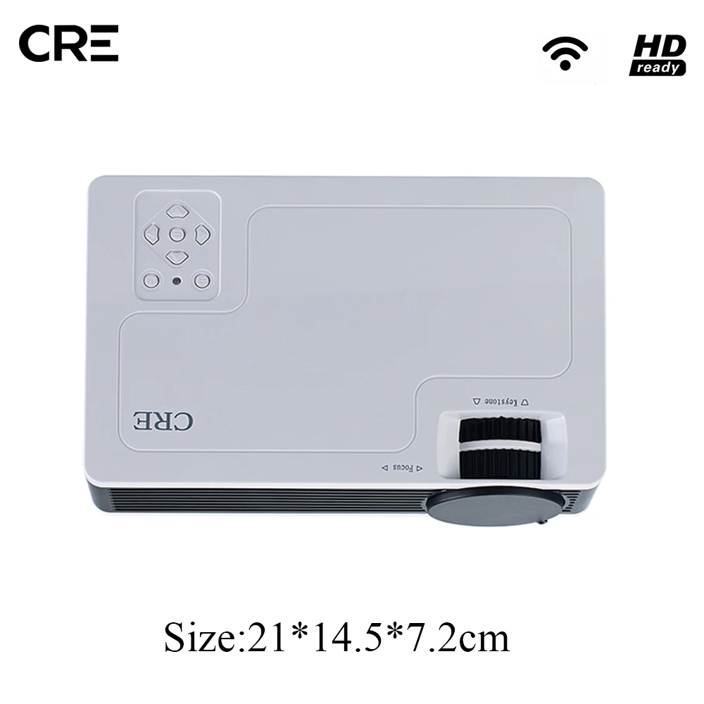 Светодиодный мини HD ЖК проектор с поддержкой 1080p android Wi Fi для смартфонов ТВ