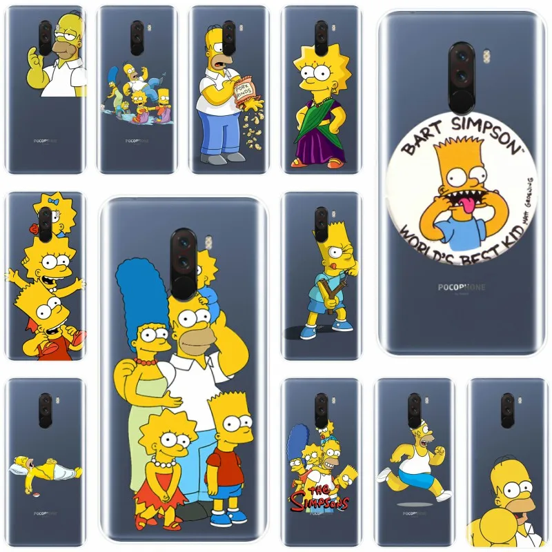 

The Simpsons Cartoons Cover Soft Silicone TPU Phone Case For Redmi 4 4A 4X 5A 5 PLUS 6pro 7 NOTE 4 5 6 7 NOTE 4X 5A 5 6 Pro