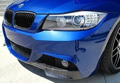

E90 LCI Carbon Fiber Front body kit Splitter Aprons Cupwing Fit for BMW 3Series E90 LCI M-Sport 2009-2012