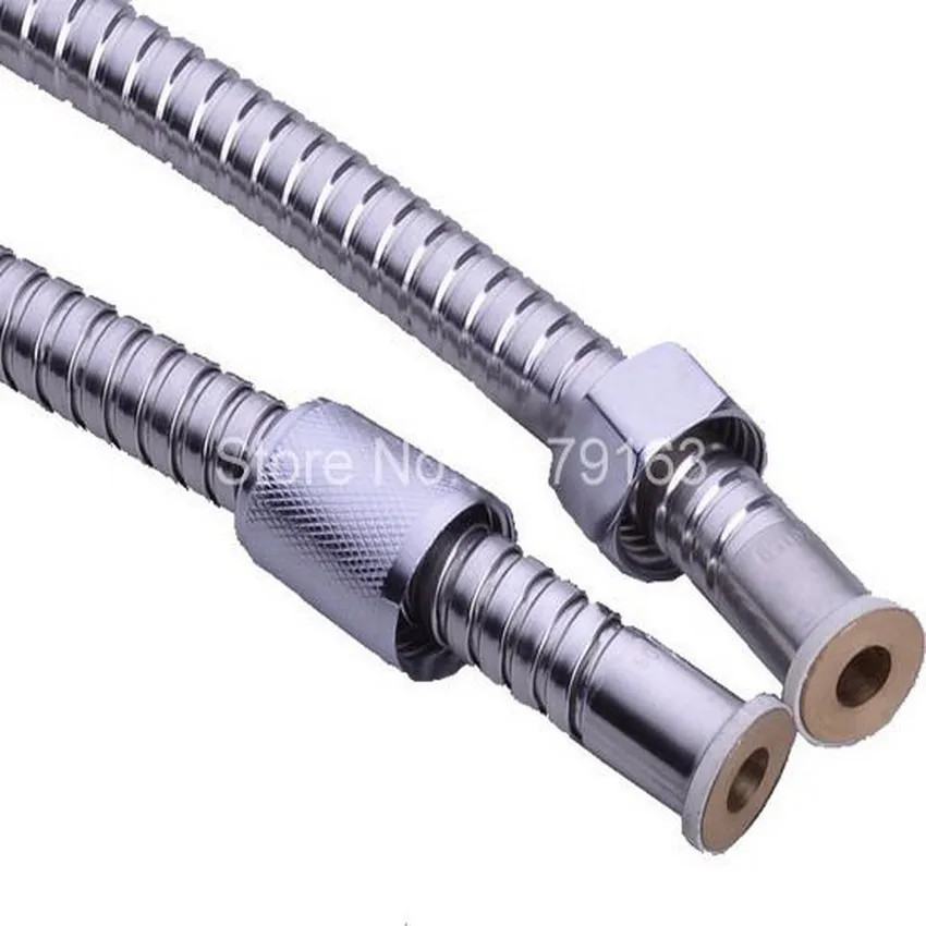 79" (2.0M) Polished Chrome Flexible Shower Hose 1/2" Connection