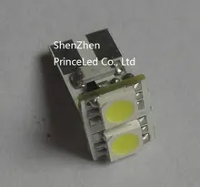 Wholesale Freeshipping Canbus Car LED Indicator Light Interior Bulbs Wedge Lamp ,5050 T10 2 SMD