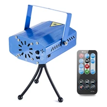 LED Projector Laser Lights Sound Activated Auto Flash Led Stage Lights for DJ Disco Party Home Show Birthday with Remote Control