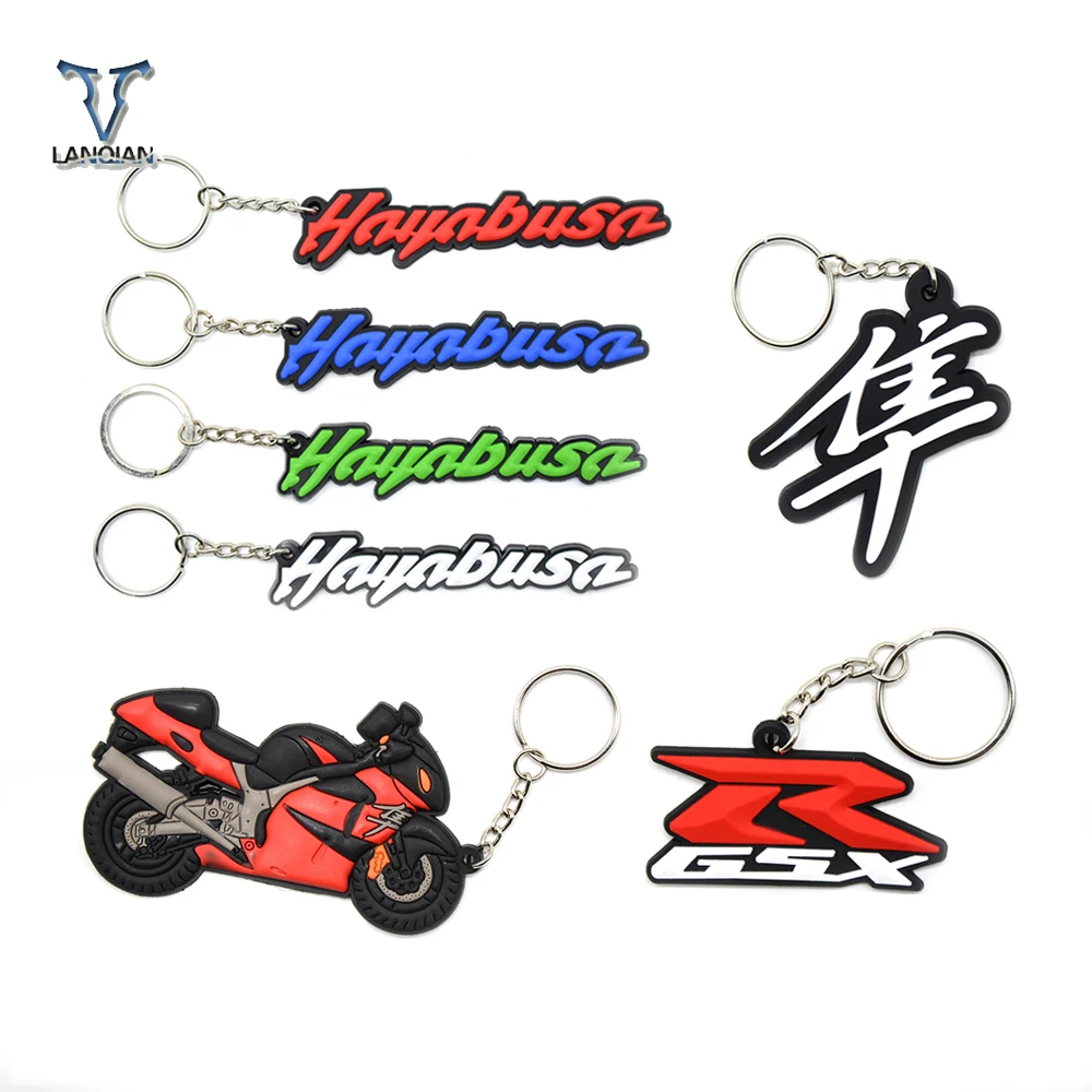 For Suzuki Hayabusa GSXR gsxr700 650 1000 Motorcycle Accessories Key Rings Keychain Motor Bike Muti Logo Key Chain