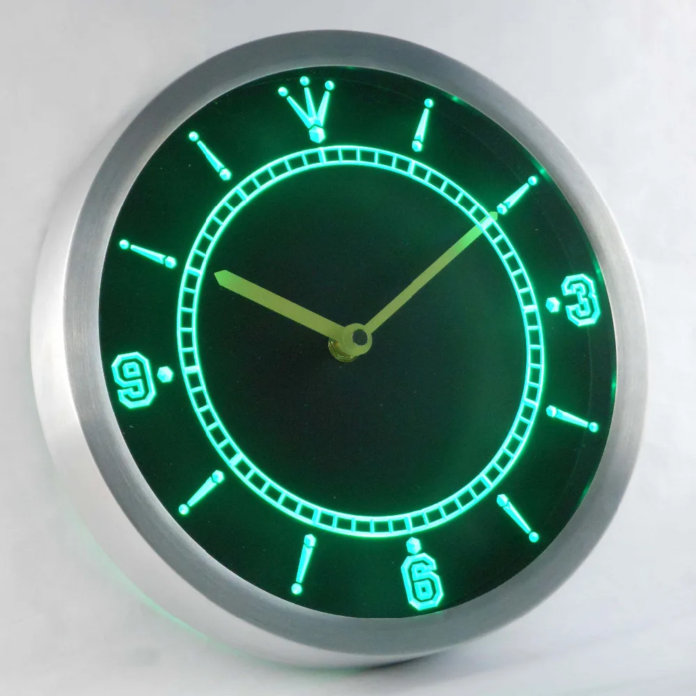 Неоновый светодиодный светильник nc tm неоновые световые часы|neon clock|neon sign clockneon led