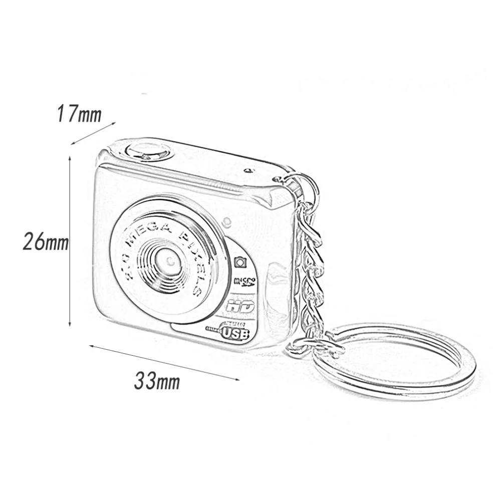 Portable HD 1280*720 Mini Camera X3 Multifunctional Removable Disc Pc Camera