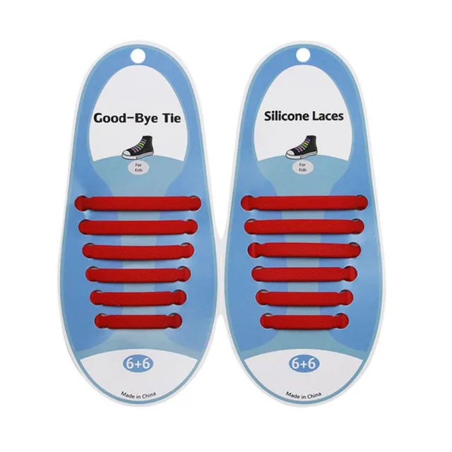 hot sale 6 pair/set baby shoes Shoelace Lazy silicone tieless shoelaces