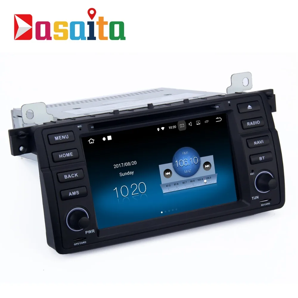 

Dasaita 7" Android 8.1 Car GPS DVD Player Navi for BMW E46 M3 318i 320i 325i 328i with 2G+16G Quad Core Stereo Radio Video