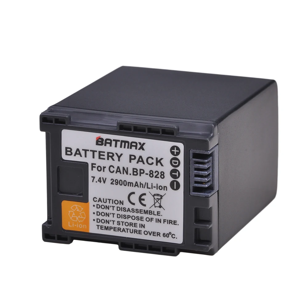 Batmax 1 Pc Bp-828 Bp828 Batteria Di Ricambio Per Canon Legria Hf G30, G40, Xa20, E Xa25 Videocamere Batterie