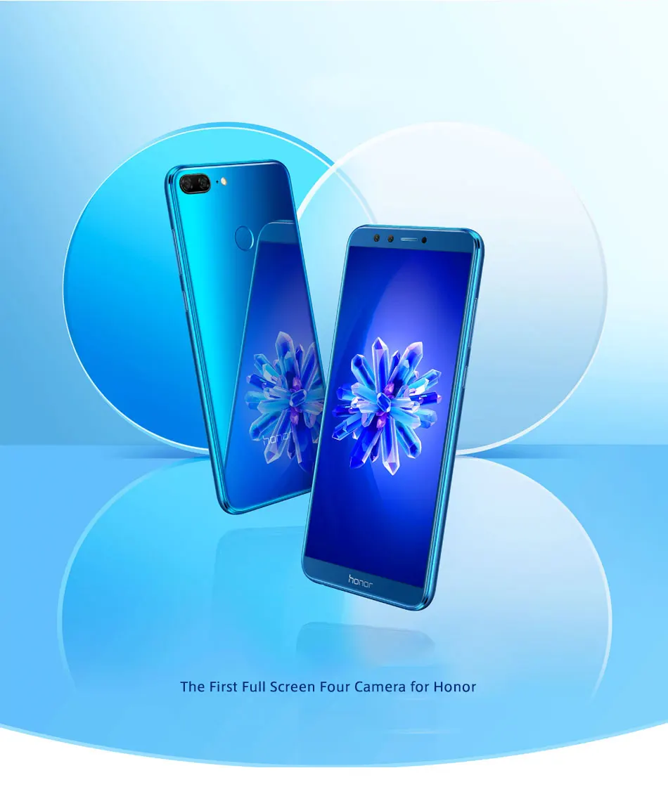 Honor 9 Lite, 4 ГБ, 64 ГБ, мобильный телефон, 4G, LTE, 5,65 дюймов, четыре ядра, двойная фронтальная камера, 13 МП, 2 МП, 2160*1080 P, Android 8,0, смартфон