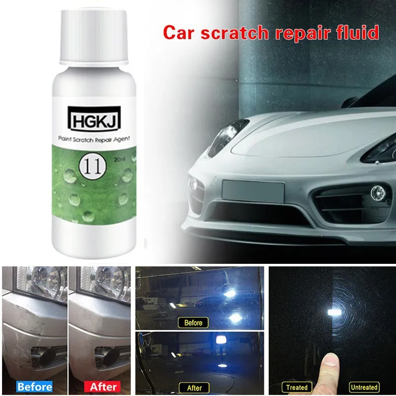 20ml 50ml Hgkj 11 Car Scratch Repair Liquid Polishing Wax Paint Scratch Repair Agent Auto Polish Glass Paint Care Maintenance