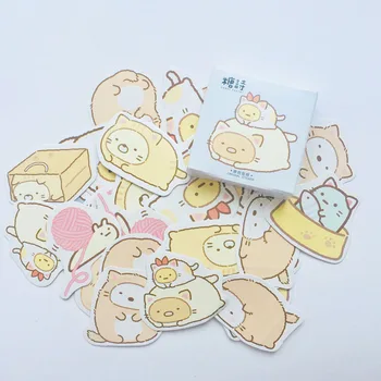 

45 pcs /Box Cute Cartoon Decorative Stickers Notebook Computer Decor