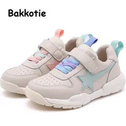 Bakkotie 2019 Весенняя модная детская звезда повседневные кроссовки для маленьких мальчиков сетчатая обувь детская спортивная обувь для