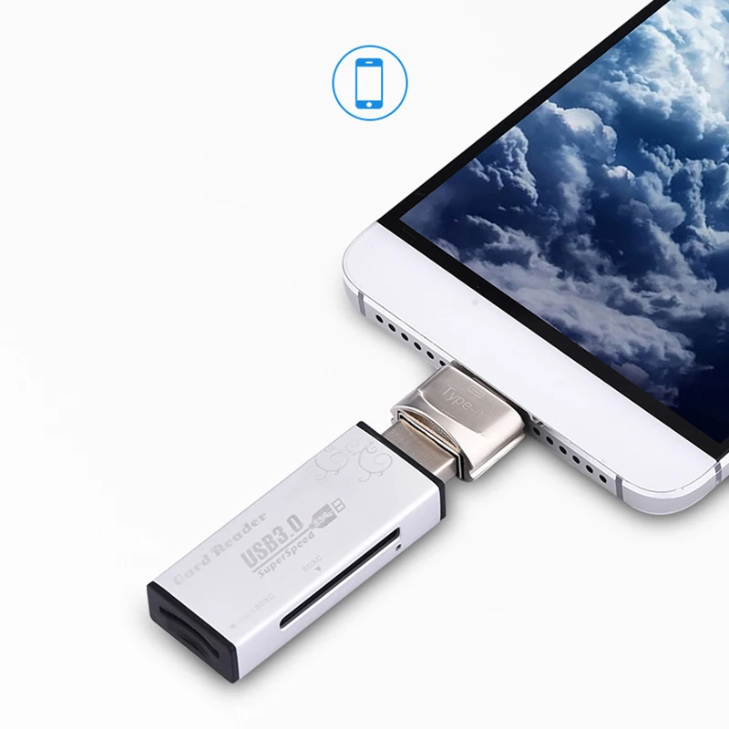 Роскошный адаптер USB для Type C OTG Micro Samsung S8 C/USB конвертер Mac Book Series|Переходники и