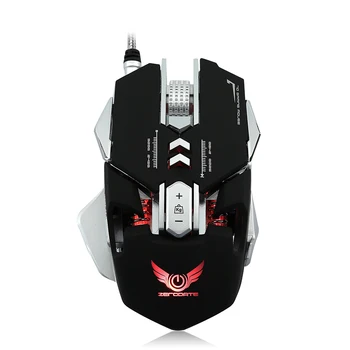 

Mechanical Gaming Mouse Game Competitive PC Mice Adjustable 3200DPI 7 Programmable Buttons LED backlight for LOL Comouter