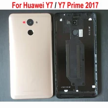 Для huawei Y7 Prime TRT-TL00/Nova Lite+ TRT-LX1 TRT-LX3 задняя крышка батарейного отсека Корпус дверной чехол+ стеклянная линза+ боковые клавиши