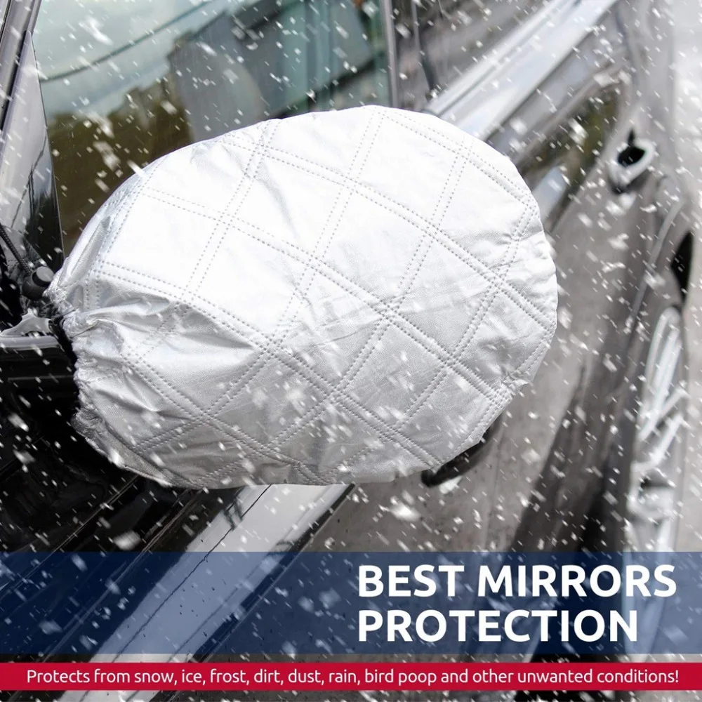 1 пара, Автомобильное Зеркало с боковым видом, снежное и ледяное покрытие, зимнее, подходит для большинства универсальных автомобилей, внедорожников, грузовиков, фургонов,# CJJ