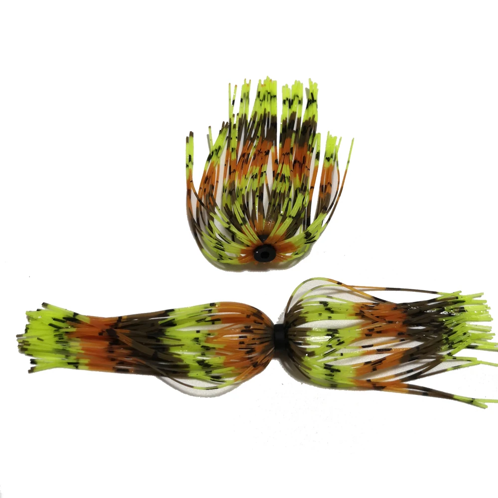 

10 Bundles 44/45/47 HOLE-IN-ONE SILICONE FISHINGskirts Fishing Accessories DIY Buzzbaits Spinner Buzz Bait Silicone Skirts SF078