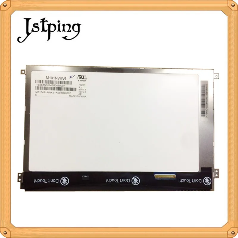 Jstping 10.1 inch a Si TFT 40pins HD 1280*800 Tablet LCD screen for IVO