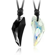 Necklace-Hot Sale The Korean Version of Fashion Jewelry Lovers Langya Crystal Pendant Necklace Female Short Clavicle Men#2110408