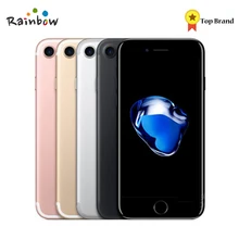 Оригинальный Apple iPhone 7 IOS четырехъядерный 2 Гб ОЗУ 12,0 МП камера 4K видео 4G LTE мобильный телефон с отпечатком пальца Touch ID