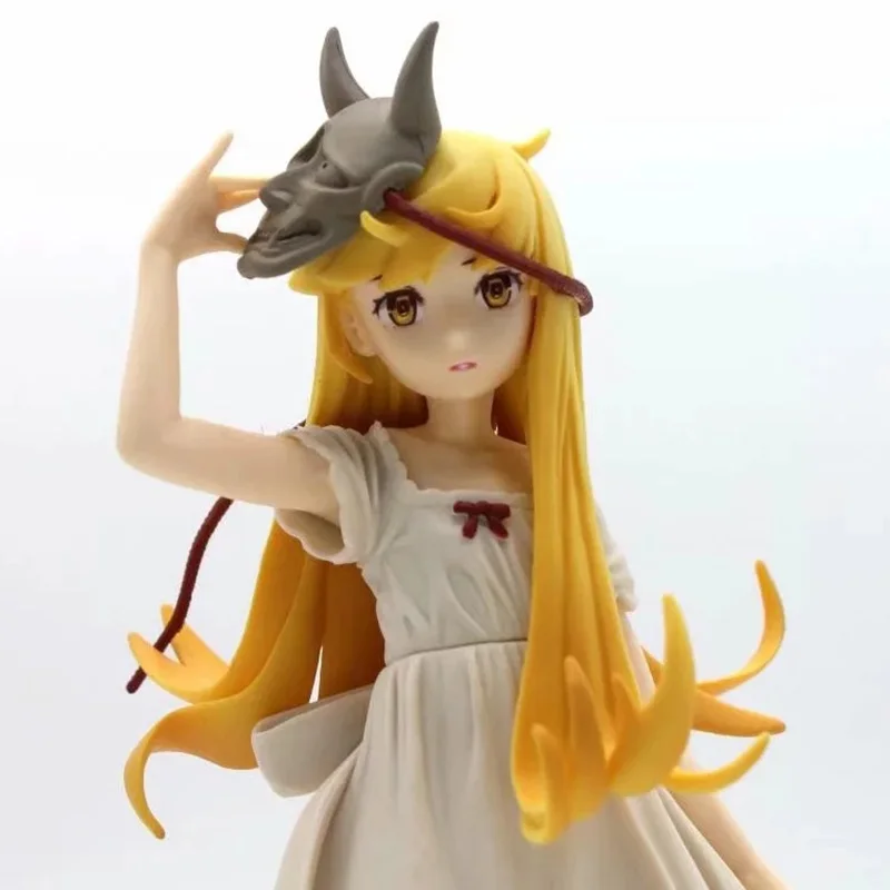 Bakemonogatari Ошино шинобу фигурка 1/8 Масштаб Окрашенные фигуры Маска Ver. Ошино шинобу ПВХ фигурка игрушки Brinquedos аниме