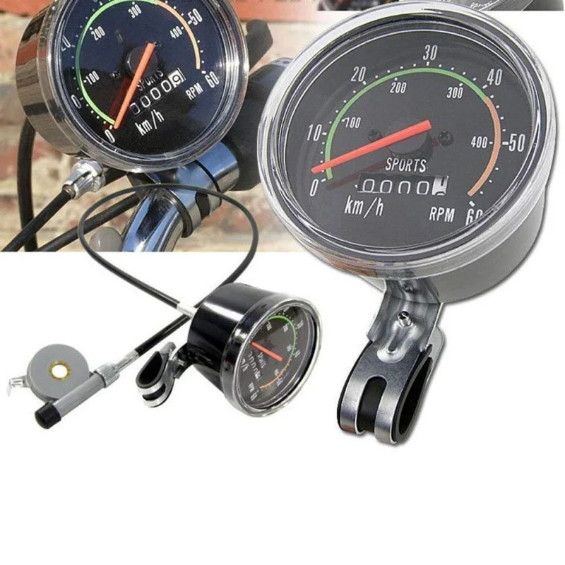 

Bicycle Speedometer Classical Mechanical Waterproof Speedometer Road Mountain Bike Speedometer Cycling Odometer Stopwatch