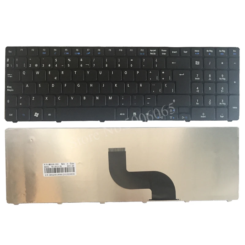 Новая испанская клавиатура для ноутбука Acer Aspire 5750 5750G 5253 5333 5340 5349 5360 5733 5733Z 5750Z 5750ZG
