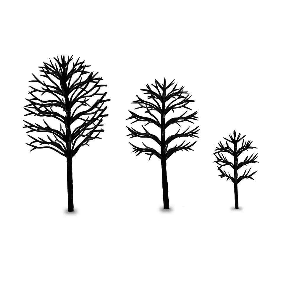 

FREE SHIPPING 100pcs 4/6/8/10CM ARCHITECTURAL MODEL MAKING Train Layout Model Trees
