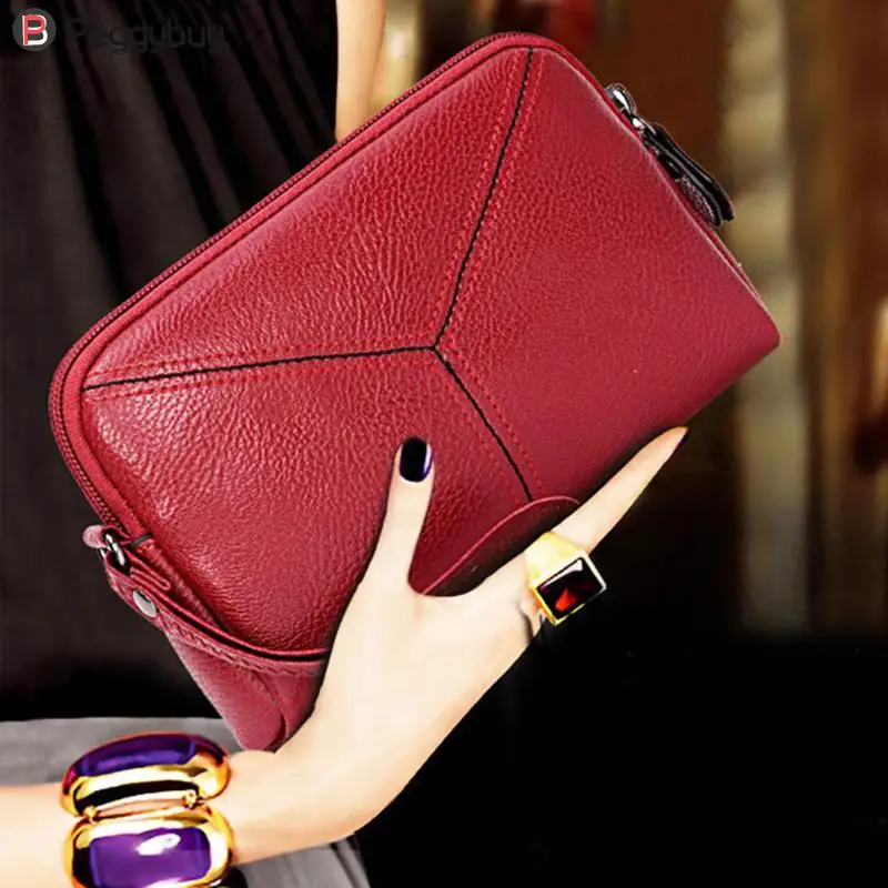 

Elegent PU Wallet Female Vintage Women Day Clutches Casual Ladies Portfolio Money Cash Bag Ladies Purse Evening