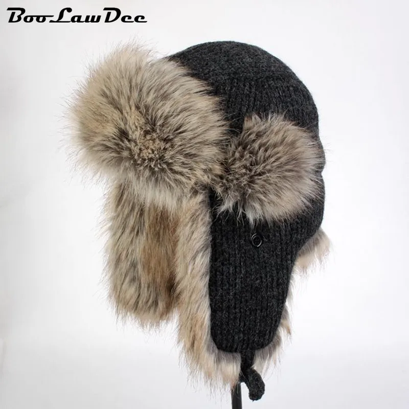 mens designer trapper hat