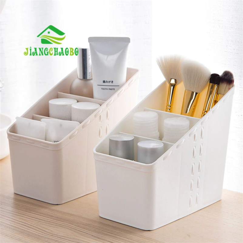 Коробка для хранения из искусственного ротанга тканая Косметическая полка