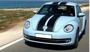 

Car Sport Racing Rally stripes Hood Trunk Decals for Beetle Vinyl Sticker ZC699